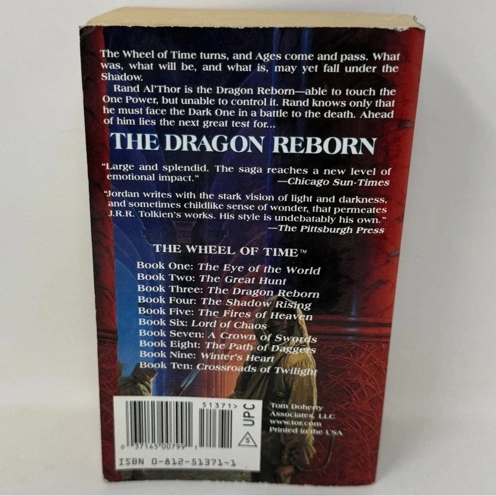 The Dragon Reborn: Book Three of 'the Wheel of Time' by Jordan, Robert
